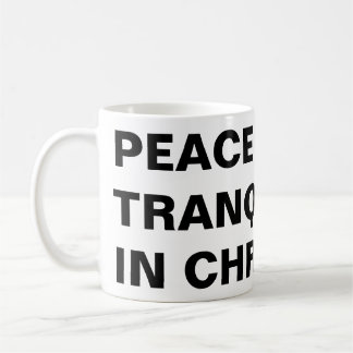 "Paix Et Tranquillité En Christ" Mug Classique