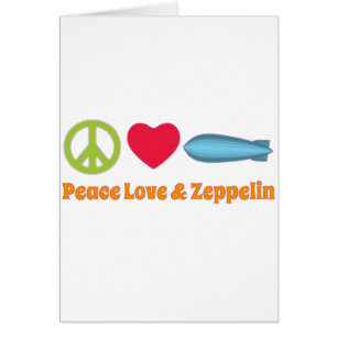 Paix et zeppelin d'amour