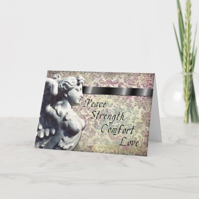 Paix, Force, Confort, Carte de Sympathie d'amour (Devant)