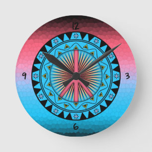 Paix ~ Horloge ronde du soleil