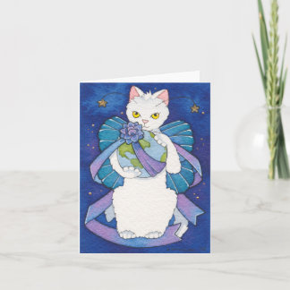 Paix pour le carte pour notes de Noël