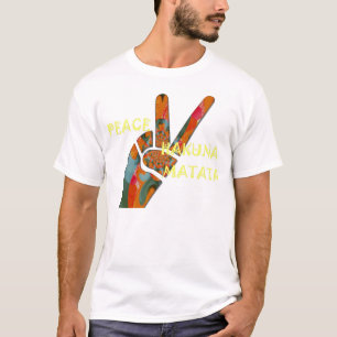 Paix salut à deux doigts : Modèle T-shirt basique