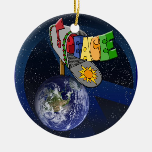 Paix sur des ornements de la terre (Devant)