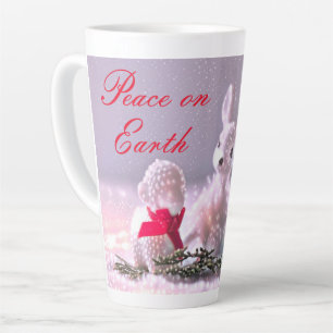 Paix sur Terre Latte Mug