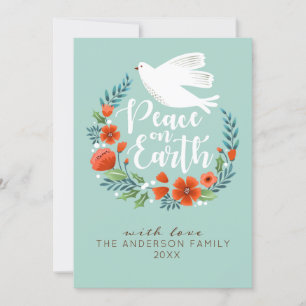 Paix sur Terre Noël Carte photo