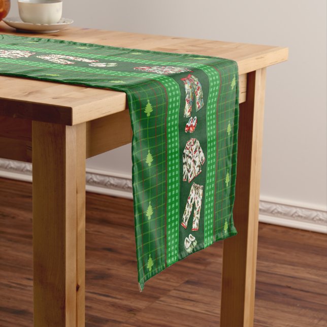 Pajama and Pancakes Short Table Runner (In Situ)
