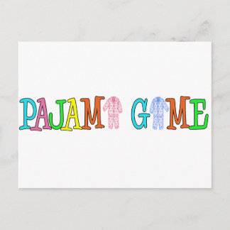 Pajama Game Postcard