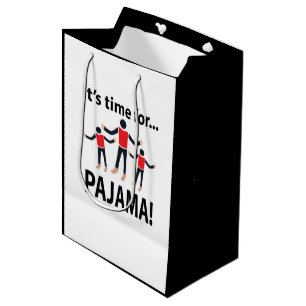 Pajama It's Time For Pajama Medium Gift Bag