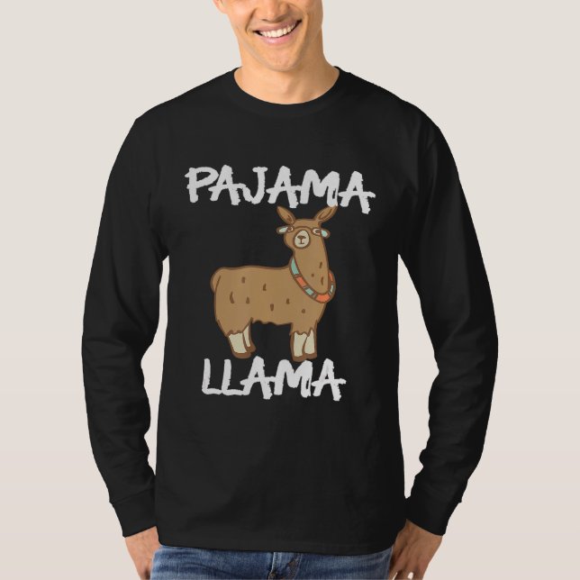 Pajama Llama Bed Time T-Shirt (Front)