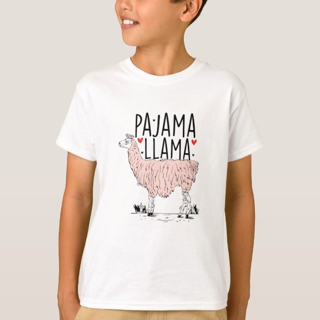 Pajama Llama T-Shirt (Front)