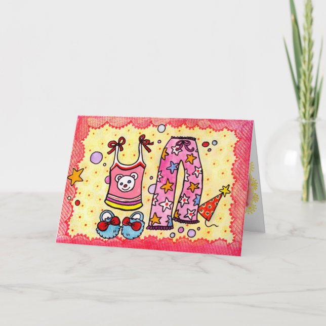 Pajama Party Invitation (Front)