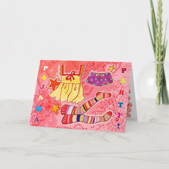 Pajama Party Invitation (Front)