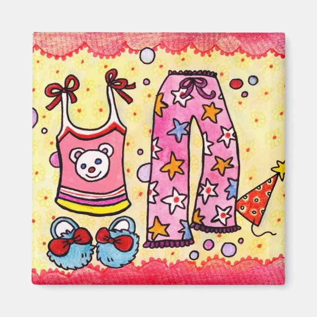 Pajama Party Magnet (Front)