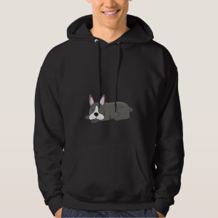 Pajamas Snooze Light Boston Terrier Sleep Hoodie