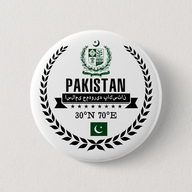 Pakistan 2 Inch Round Button (Front)
