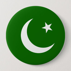 Pakistan 4 Inch Round Button