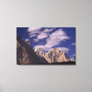 Pakistan, Baltoro Muztagh Range, Grand Cathedral Canvas Print