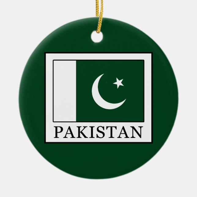 Pakistan Ceramic Ornament (Front)