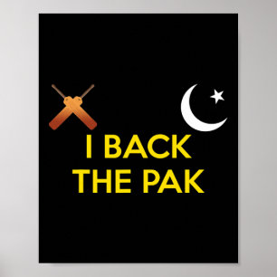 Pakistan Cricket I Ck The Pak Cricket Jersey  Poster