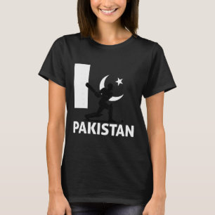 Pakistan Cricket Pakistan Flag Pakistani Cricket T-Shirt