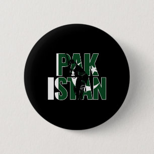Pakistan Cricket T Shirt Kit Jersey Gift Pakistani 2 Inch Round Button