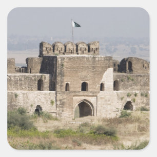 Pakistan, Dina. Talaqi Gate as seen from the Square Sticker