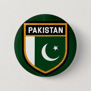 Pakistan Flag 2 Inch Round Button