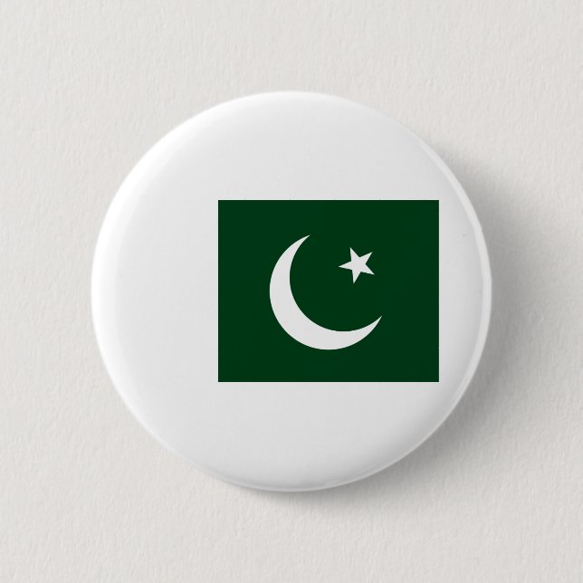 Pakistan Flag 2 Inch Round Button (Front)
