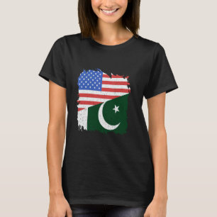 Pakistan Flag America USA Pakistani Pride Pakistan T-Shirt