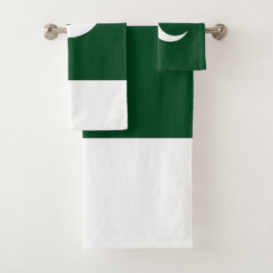 Pakistan Flag Bath Towel Set