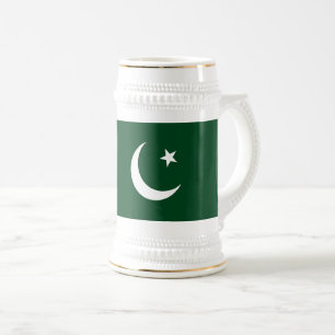 Pakistan Flag Beer Stein