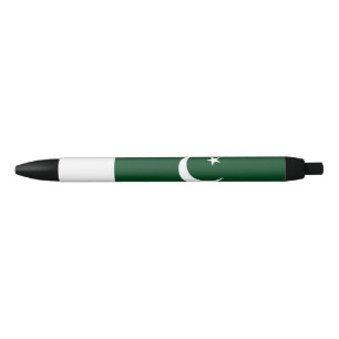 Pakistan Flag Black Ink Pen