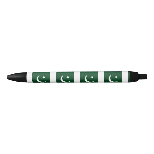 Pakistan Flag Black Ink Pen (Front)