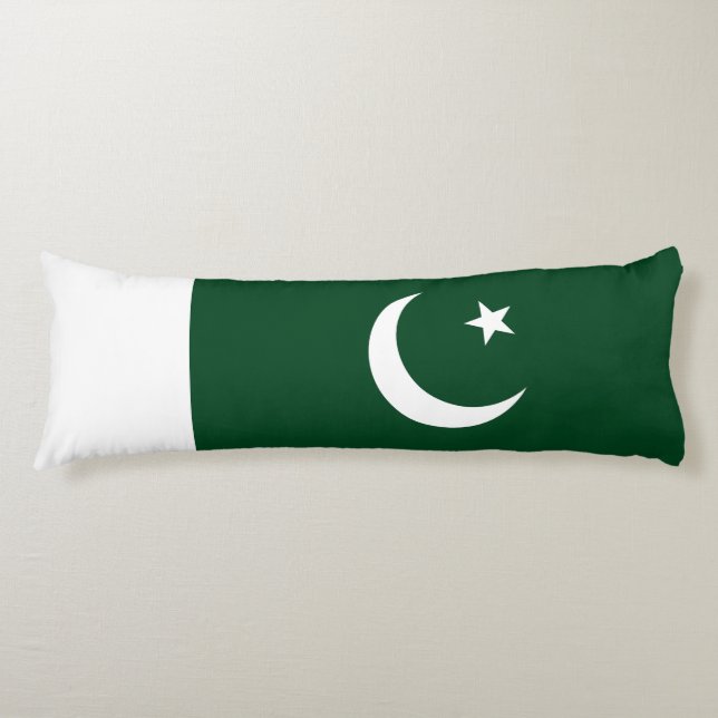 Pakistan Flag Body Pillow (Front)