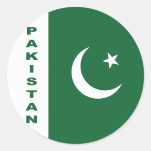 Pakistan Flag Classic Round Sticker