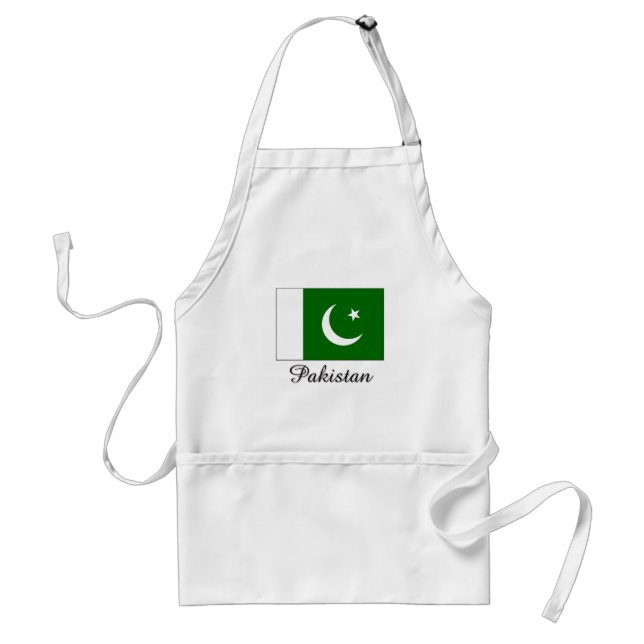 Pakistan Flag Design Standard Apron (Front)