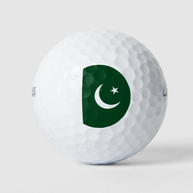 Pakistan Flag Golf Balls (Front)