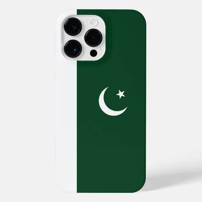 Pakistan flag iPhone case (Back)