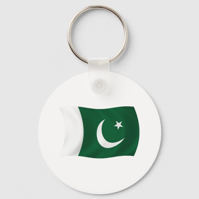 Pakistan Flag Keychain (Front)