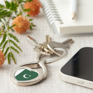 Pakistan flag keychain