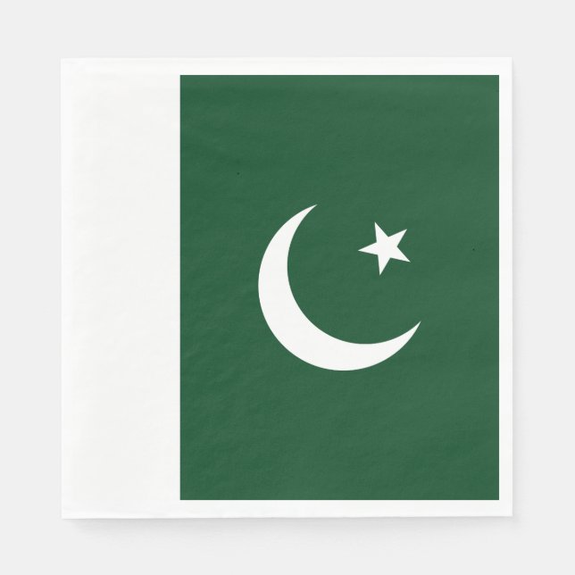 Pakistan Flag Napkin (Front)