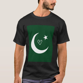 Pakistan Flag Pakistani Heart Proud Heritage Natio T-Shirt