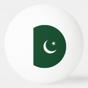 Pakistan flag ping pong ball