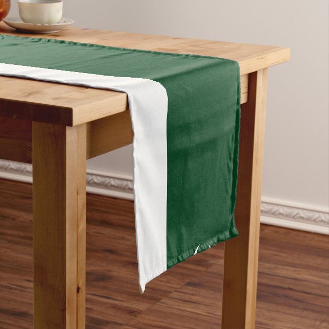Pakistan flag short table runner (In Situ)