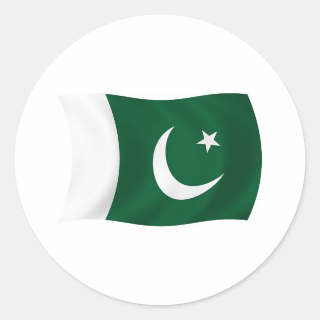 Pakistan Flag Sticker (Front)