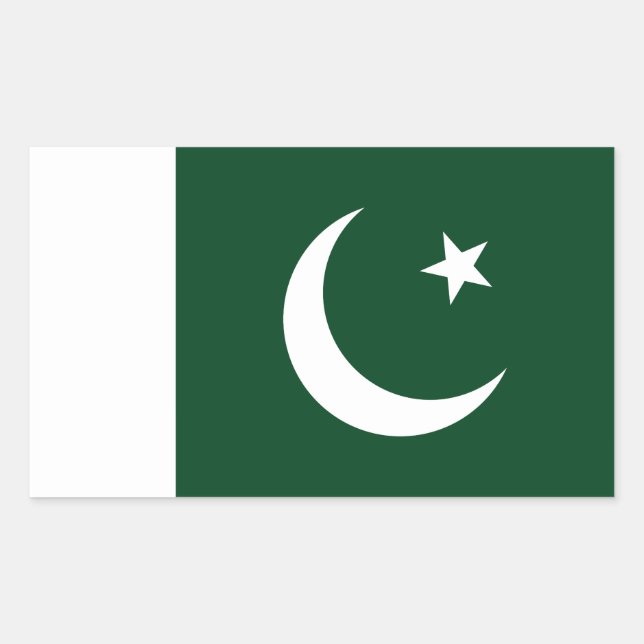 Pakistan Flag Sticker (Front)