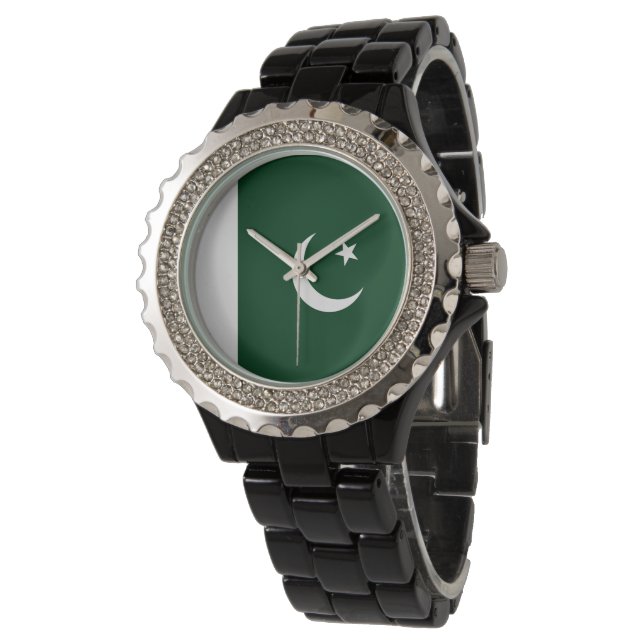 Pakistan flag watch (Angled)