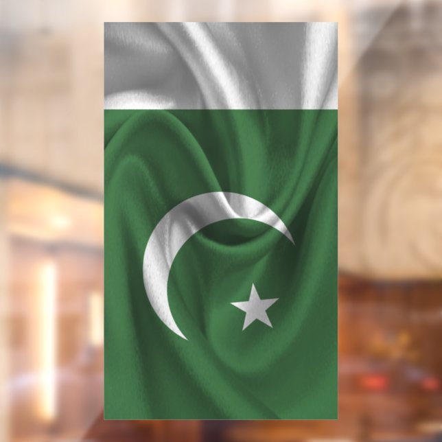 Pakistan Flag Window Cling (Sheet 2)