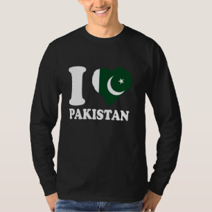 Pakistan I Love Pakistan Pakistani Pride Pakistani T-Shirt