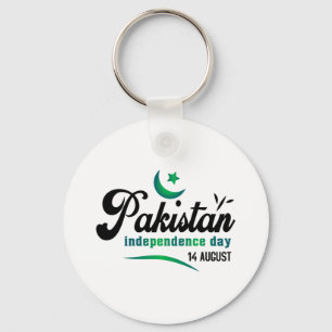 Pakistan Independence Day 14 August Keychain